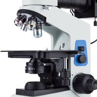 AmScope 50X-500X Trinocular Metallurgical Microscope with Polarization