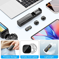 Nouveau microphone sans fil miniature portable 2,4 GHz K26 pour enregistrement et blogueur