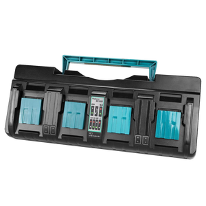 <span class=keywords><strong>Chargeur</strong></span> mural <span class=keywords><strong>rapide</strong></span> double port DC18RD 4 ports DC18SF de remplacement pour <span class=keywords><strong>Makita</strong></span> 14.4V <span class=keywords><strong>18V</strong></span> BL1430 BL1460 BL1830 BL1860 BL1890 - Product Image 4