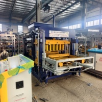 Machine de production de blocs automatique compacte QT4-15 avec une utilisation et un entretien faciles