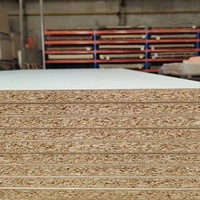 Panneau de particules de panneau de puce stratifié par mélamine blanche pour l'étagère de chaussures/étagère murale