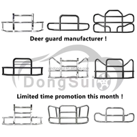 Dongsui Custom 304 Stainless Steel Plastisol Coated Deer Guard Moose Bumper untuk Volvo Peterbilt Cascadia Kenworth 2018-2026