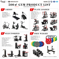 Équipement de fitness professionnel Leg Press, ensemble complet de machines de musculation à charge libre, solution de projet pour équipement de salle de sport d'hôtel, ensemble complet