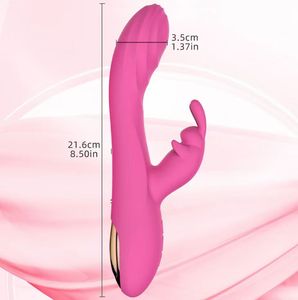 Nuevo Vibrador de Silicona con Carga <span class=keywords><strong>USB</strong></span> para Masaje Femenino, Estimulador del Punto G, Orgasmo, Masturbador, Juguete Sexual - Product Image 6