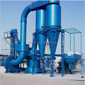 UNIQUEMAC Ultrafine Gypsum Powder Raymond Mill Vertical Mineral Cement Dolomite Roller <b>Grinder</b> with Gearbox and Engine - Product Image 1