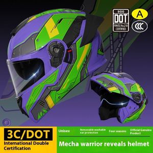 Venta Directa de Fábrica, Cascos de Motocicleta, Cascos Combinados Abatibles Integrales Hechos de Material ABS - Product Image 4
