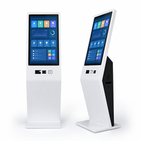 Écran tactile interactif intelligent TouchWo 32 pouces, terminal de point de vente Windows 11 avec imprimante et kiosque de paiement SDK 1920x1080 128 Go