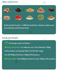 Promotor de Crecimiento Rápido para Pollos de Engorde, Específico para Aumentar de Peso y Engorde Rápido: 1 kg de Alimento de Alta Eficiencia - Product Image 4