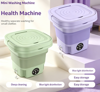 Factory Direct Sales Cross-border New Arrival Mini Foldable Plug-in Fully Automatic Wash Portable Small Washing Machine OEM