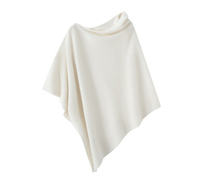 Châle en cachemire tricoté 100% pour femme, nouvelle collection automne, pull chaud, vêtement d'extérieur, cape en cachemire personnalisée, vente en gros, directement de l'usine