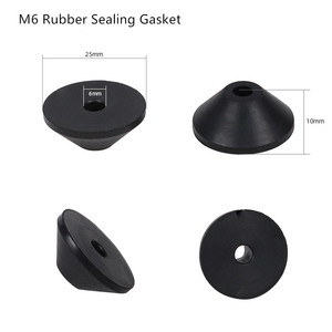 Juntas de goma SBR en forma de cono M6/M8, accesorios para pernos de tanque de inodoro, sello hermético a prueba de fugas para un uso amplio, opciones de corte personalizadas - Product Image 1