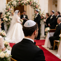 Kippa personnalisable en lin brodé avec initiales, Yamaka, Chapeau de Bar Mitzvah, Yarmulke, Kippot en gros, Casquette juive personnalisée