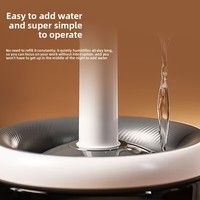 Humidificateur professionnel intelligent 16L sur pied avec stérilisation ultrasonique pour bureaux et bâtiments commerciaux de grande surface