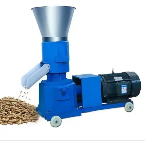 CE flat die small type compress segatura pellet di legno mill machine piccola linea di pressa per Pellet di legno vendita in vendita