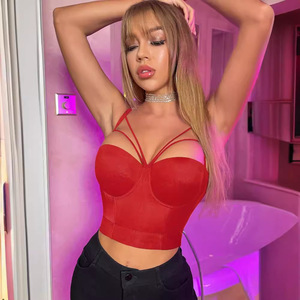 Corsetti da Donna all'Ingrosso Taglie Forti, Bustier Modellante con Decorazioni di Perline, Top Stile Corsetto - Product Image 5