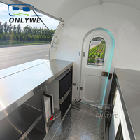 Onlywe Nouveau Café Hot Dog Van Street Concession Food Truck Remorque entièrement équipée avec cuisine complète approuvée par les points à vendre