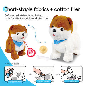 Interactieve Elektrische <span class=keywords><strong>Puppy</strong></span>-Speelgoedset Met Voedingsaccessoires Realistisch Blaffen En Hoofdbewegingen Leren Cadeau Voor Kinderen - Product Image 5