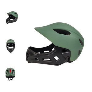 <span class=keywords><strong>Casco</strong></span> de cara completa para niños de doble deporte con protector de barbilla para uso en monopatín y bicicleta para niños - Product Image 2