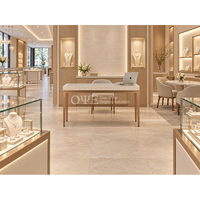Vitrine de présentation de bijoux personnalisable, présentoir de luxe pour bijoux et bibelots