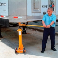 100,000 lb Capacité de charge Spin Top Cric de stabilisation Remorque mécanique Camion et conteneur Cric Stand Qualité stable