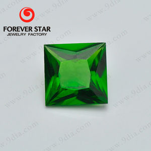 Gema Suelta Octogonal de Diopsido Cromo Verde de Alta Calidad AA Natural Forever Star con Certificación NGTC 5*5 - Product Image 3