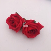 Hot Sale Factory Promotion Blumen kopf Seide Rose Blumen köpfe für Hochzeits blumen Wand