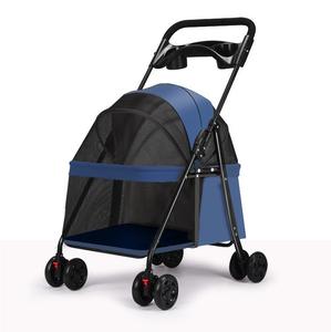Poussette pliable légère d'extérieur pour animaux de compagnie, chariot de transport pour chiens, poussette pour petits chiens, chats, Teddy - Product Image 3