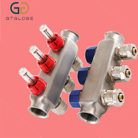 Collecteur intelligent Pex en acier inoxydable 304 de haute qualité 220V système de chauffage de l'eau par le sol Design moderne pour le chauffage de l'eau chaude