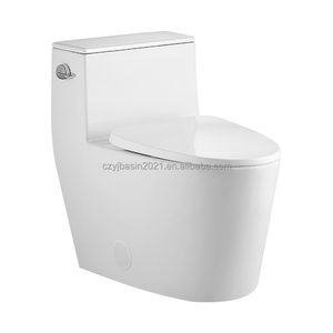 ヨーロッパスタイルの陶器製トイレ、CUPC認証取得済みのワンピーストイレ、衛生陶器、WC便器 - Product Image 2