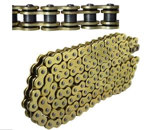 Chaîne moto or 520-112 maillons pour <span class=keywords><strong>KTM</strong></span> <span class=keywords><strong>Duke</strong></span> <span class=keywords><strong>125</strong></span> 250 390 125Duke pignons et chaîne personnalisés - Product Image 1