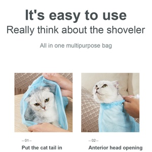 Bolsa de <span class=keywords><strong>baño</strong></span> y aseo <span class=keywords><strong>para</strong></span> <span class=keywords><strong>gatos</strong></span> domésticos <span class=keywords><strong>para</strong></span> un recorte seguro de uñas y administración de medicamentos, bolsa reutilizable <span class=keywords><strong>para</strong></span> <span class=keywords><strong>gatos</strong></span> domésticos <span class=keywords><strong>para</strong></span> bañarse y acicalarse - Product Image 3