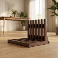 Banc à chaussures mural minimaliste pliable, tabouret gain de place, chaise pliante en bois