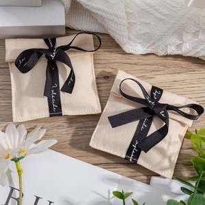 איכות גבוהה וידידותית לסביבה תכשיטים כותנה ידידותית לסביבה גבוהה תיק מודפס עיצוב מותאם אישית עבור משקפיים טבעות משקפיים - Product Image 3