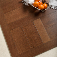 Carreaux de sol en porcelaine modernes 600x600mm, carreaux de parquet imitation bois pour chambre à coucher, durables et imperméables