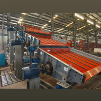 Crible vibrant à double étage avec moteur de 30 kW pour la séparation du minerai et du sable/gravier, production élevée de traitement des agrégats