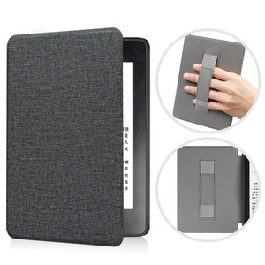 Funda para <span class=keywords><strong>Kindle</strong></span> <span class=keywords><strong>Paperwhite</strong></span> 2024 de 6 Pulgadas con Correa de Mano, Diseño de Tela, Funda de Cuero PU para <span class=keywords><strong>Kindle</strong></span> 6, 7 Pulgadas, 5, 4 - Product Image 1