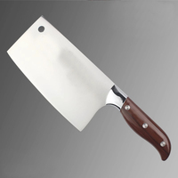Couteau de boucher couperet robuste pour hacher les os Couteau de chef chinois en acier inoxydable avec poignée ergonomique et robuste