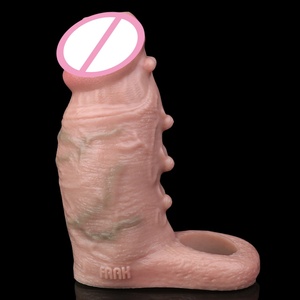 Enhancement Adult Sex Toys Realistic Cock Sleeve for Men Couples Enlarge - Product Image 4