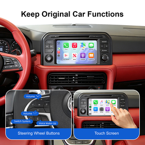 Rhythm Plug And Play Carplay Module For Nissan Gt-R <b>Wireless</b> Android Auto Retrofit With Steering Wheel Control - Product Image 2