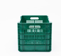 Panier de stockage et de transport pour la logistique agricole, paniers de supermarché en plastique recyclable, caisses empilables en HDPE/PP