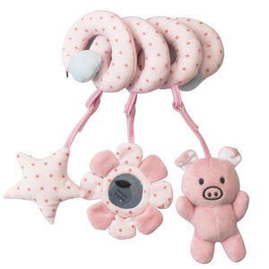 Agente de Compras 1688: Juguete Musical para Bebés, Lindo Elefante y Erizo con Campanas, Mordedor Colgante para Carriolas, Asientos de Coche y Cunas - Product Image 1