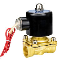 Vanne solénoïde pneumatique à 2 voies à haut débit en cuivre 220V AC, système de contrôle d'air comprimé IP65, personnalisable OEM, fabriqué en Chine