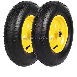 <span class=keywords><strong>Precio</strong></span> al por mayor Patrón joya OEM Tamaño 4,80/4,00-8 Ruedas de goma neumáticas de 16 pulgadas con <span class=keywords><strong>llanta</strong></span> para neumáticos de camiones manuales - Product Image 1