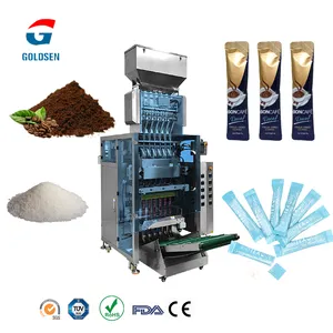 high speed multi-lane granule hotel sugar sachet packing machine automatic sugar stick coffee sachet packaging machine