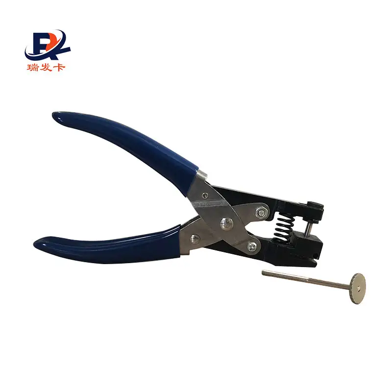 Shanghai Factory Price Hand-held Vise Positioning Puncher PVC Card Portfolio Punching Tool