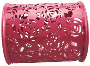 Pot à crayons et stylos en métal rose vif, organiseur de bureau, support pour stylos avec logo personnalisé pour cadeau d'entreprise SAM 100 pièces - Product Image 2