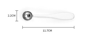 Chất lượng cao 2.5ml thép không gỉ Đo muỗng cho Matcha bột dinh dưỡng đo lường công cụ - Product Image 2