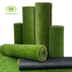 JS 20mm Fábrica al por mayor de alta calidad de protección UV <span class=keywords><strong>Color</strong></span> verde Césped <span class=keywords><strong>artificial</strong></span> para jardín de infantes - Product Image 6