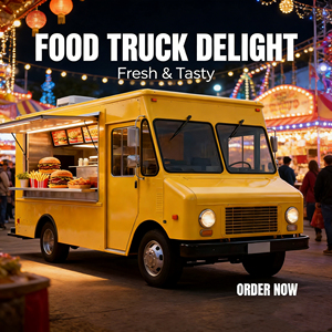 Carrito de Comida Móvil Eléctrico de Cuatro Ruedas de Acero Inoxidable con 5m de Longitud, Configuración Multifuncional para BBQ y Brochetas, Ideal para Helados y Uso en Exteriores - Product Image 4