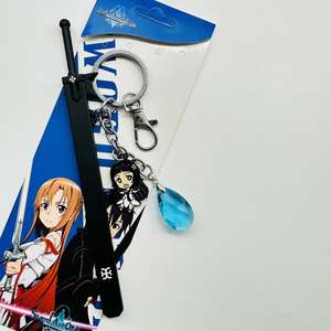 جديد تأثيري المجوهرات أنيمي ساو السيف الفن على الانترنت المفاتيح سلاح المفاتيح سلسلة المفاتيح - Product Image 2